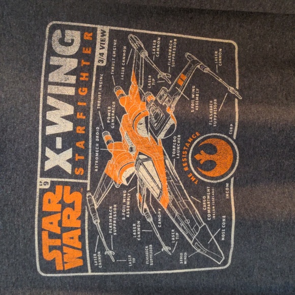 Star Wars X-Wing Starfighter T-shirt - Picture 2 of 4